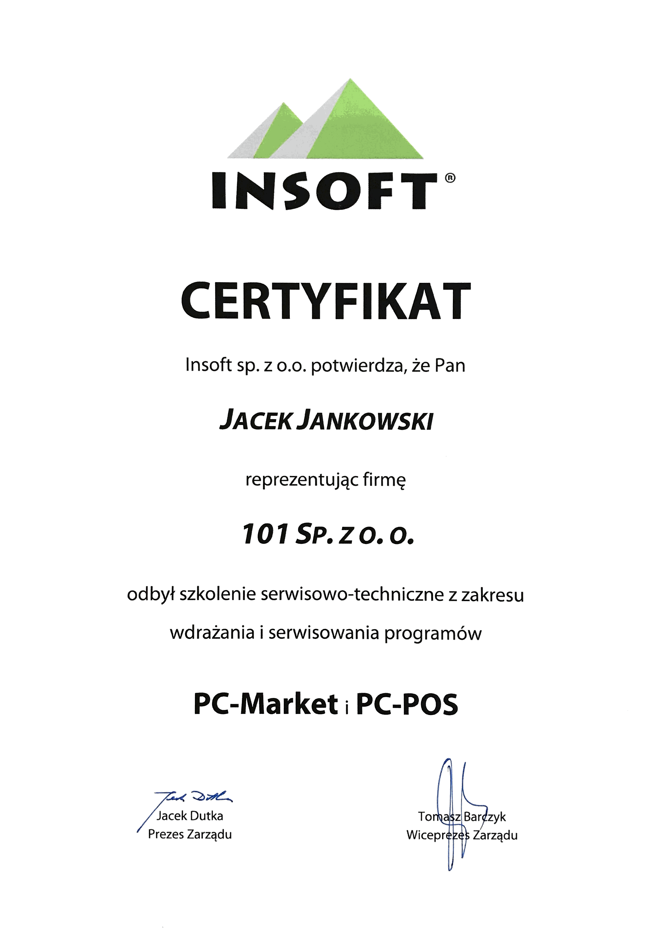 Autoryzowany partner INSOFT