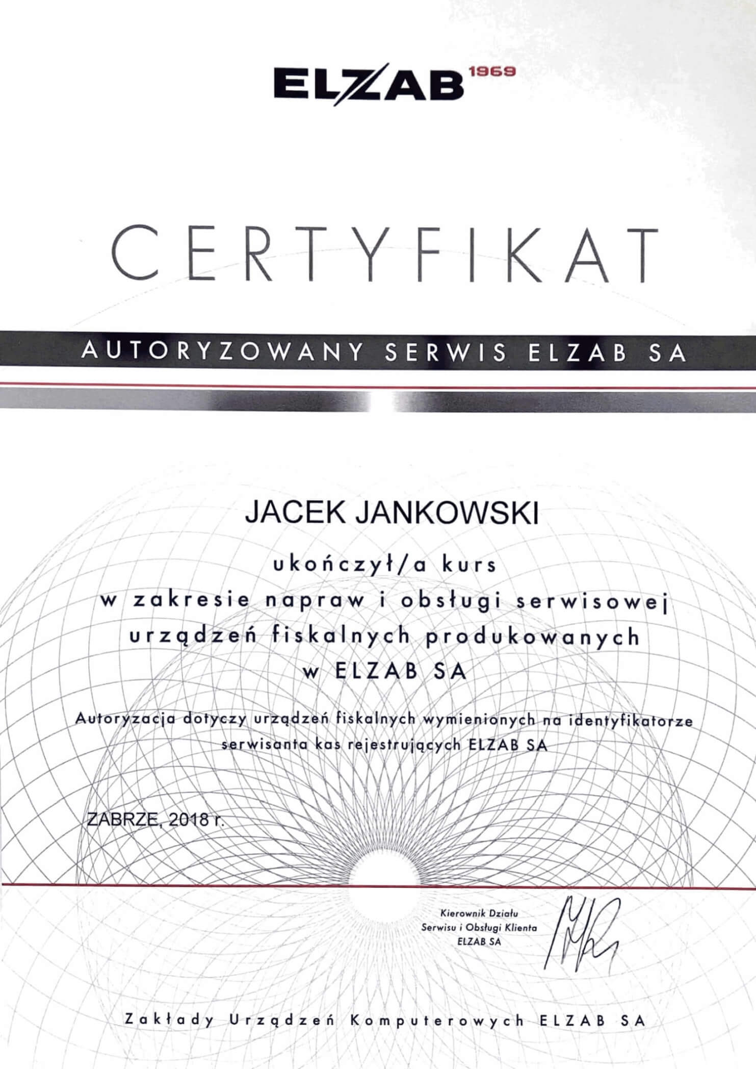 Autoryzowany serwis ELZAB SA